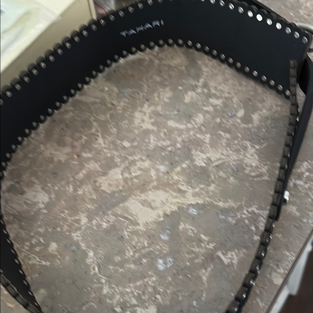 Tahari Black Studded Belt